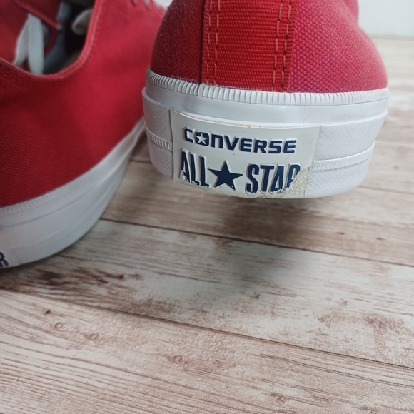 Converse Chuck Taylor II (Discontinued) Red Lunarlon Men's Sneakers Size 13 - Picture 5 of 16